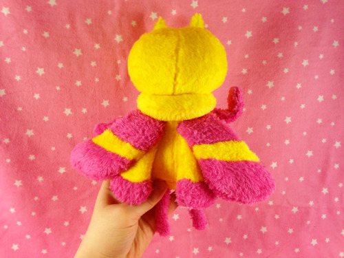 i just realized i never posted any pictures of this plush here! i made a moth girl inspired by rosy 