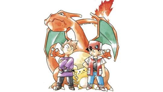 flyingpikachus:when we were young(original by sugimori, from the red and blue official