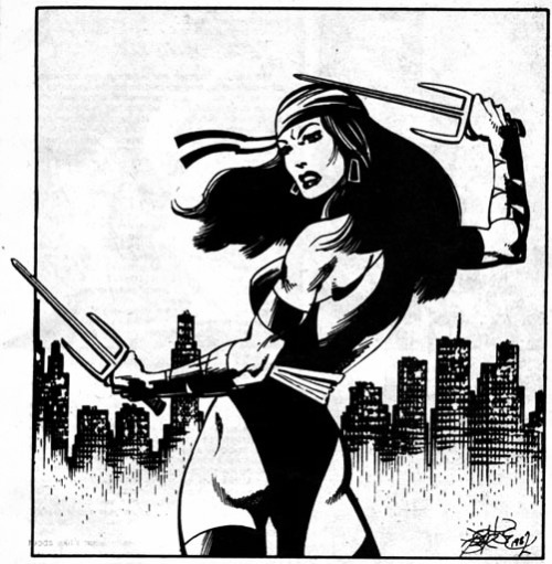 Porn Pics johnbyrnedraws:  Elektra by John Byrne from