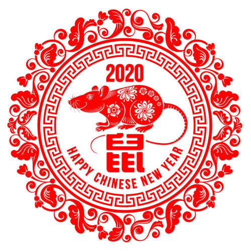 Jan 25th, 2020 is Chinese New Year! Happy Chinese New Year y’all! It’s the year of the Rat （鼠 shǔ）! 