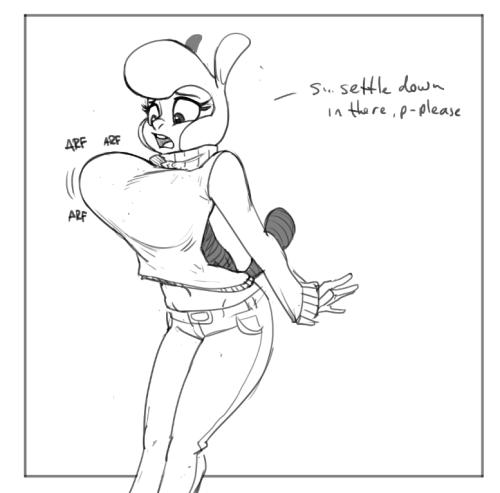 nsfwkevinsano:  Literal Sweater Puppies Anthro Pom from Them’s Fighting Herds   rofl XD