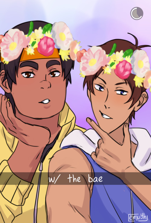emuyh-art: Snapchats with Lance!!