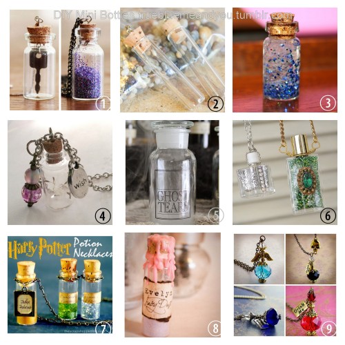 truebluemeandyou:DIY Roundup 9 Mini Bottle Tutorials Part 2 Updated Links 2019Part 1 is here.1. Mini