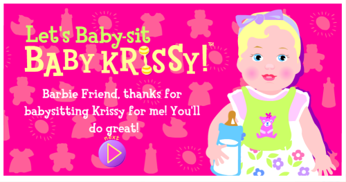 barbie babysitter game