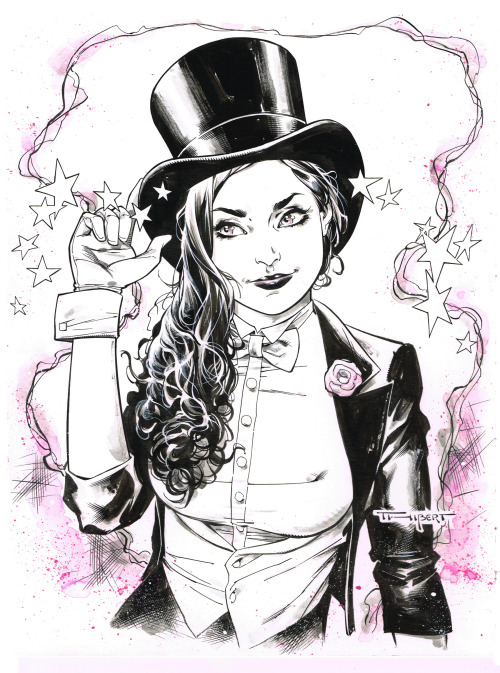 artthibert:    I give you Zantana…Now with Inks!   