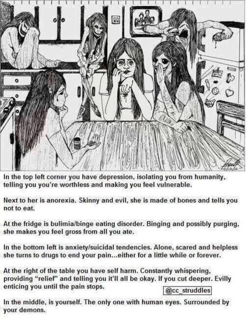 Still fighting the demons within