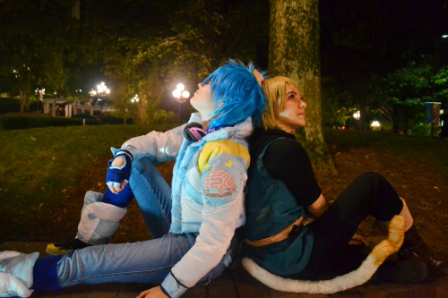 Nitro+Chiral Protagonists at Anime Weekend Atlanta 2014 Aoba Seragaki / Konoe / Photographer