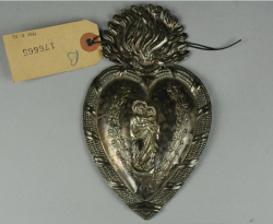 roses–and–rue: Silver repousse votive