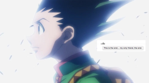 dokikokorodoki: hunter x hunter 2011 x screenshotsofdespair