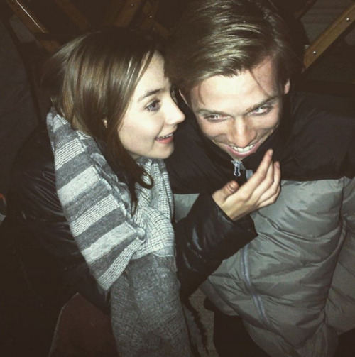 saoirseronandaily:Saoirse Ronan’s ‘The Host’ co-star Jake Abel and his wife Allie Wood posting pic