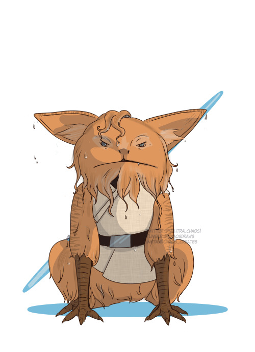 I present to you all! Catty-wan Kenobi!!Brought to you by the tag I saw on A03( I can’t find it righ