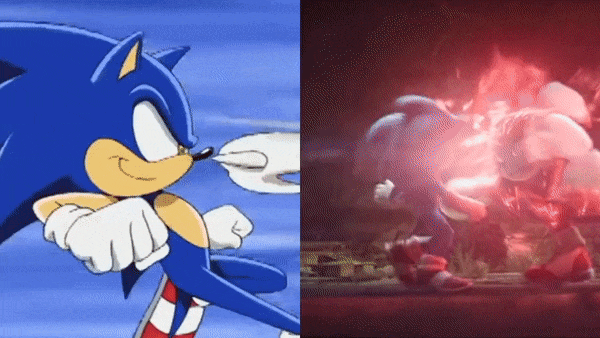 But you're still standing here — Sonic X: 