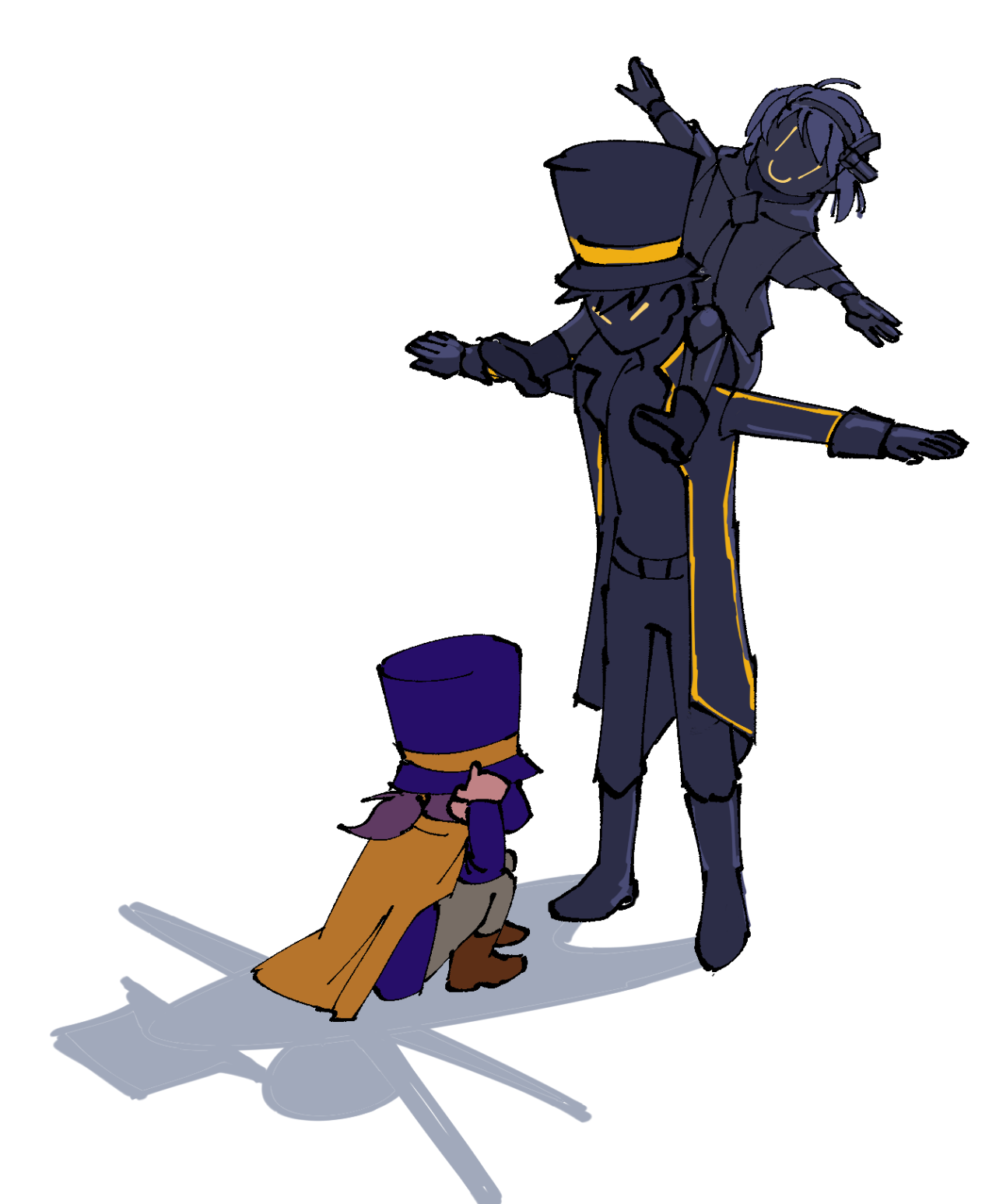 Pixilart - A hat in time characters uploaded by b3eTroot