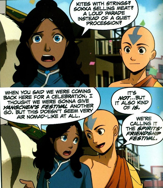  This. This right here.     We see Aang willing to accept a total change of a