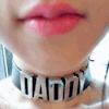 gettingkinkywiththeworld:babyslutdoll101:daddyluvteen:Wish there was a collar like this saying mommy on What little girls out there want a collar like this? You could wear it out and about so everyone could see you belong to me, and that you’re