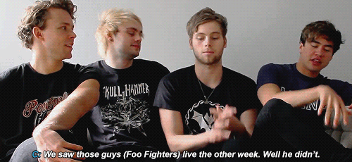 itslukehemmings:5 Seconds Of Summer Pick Their Ultimate Rock Playlist