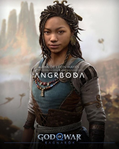 superheroesincolor:Angrboða, God of War: Ragnarok (2022)Voiced in the game by Laya DeLe