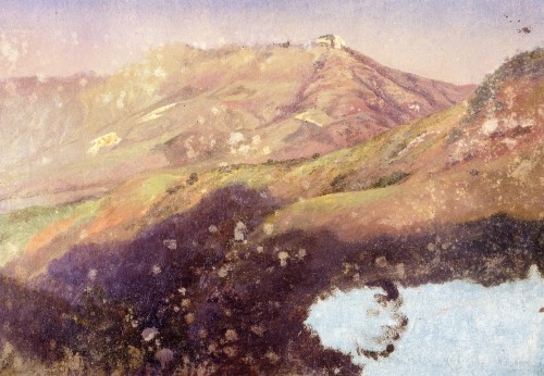 Paisaje con montañas, Jose Maria Velasco