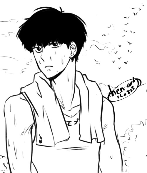 chen-art:  What if Mob’s body improved??  _(:3」∠)_  