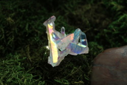 head-on-the-door:My opal aura quartz.~ All