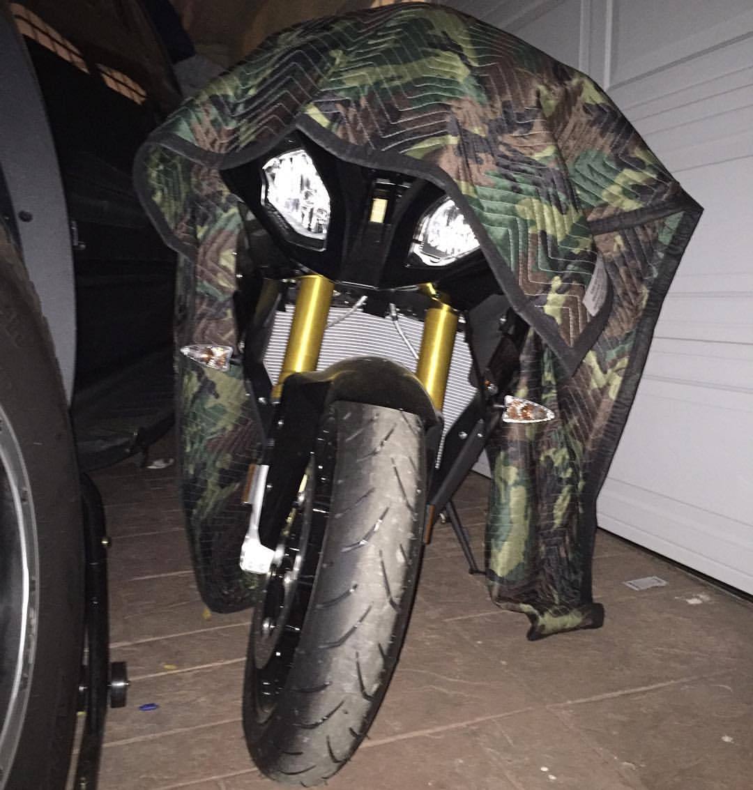 Someone is 😜 at me from underneath the cover asking me to go a ride&hellip;