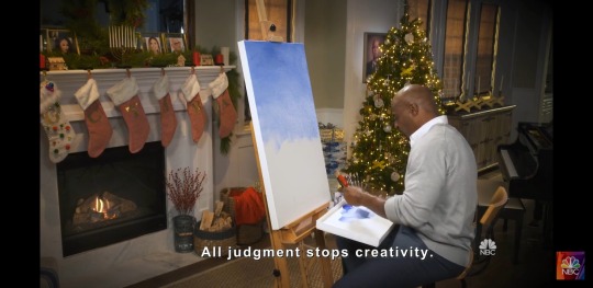 sociallyawkwardhufflepuff:  cakemakethme:  Terry Crews coming in with some wisdom   we need terry painting like bob ross on tv everyday  