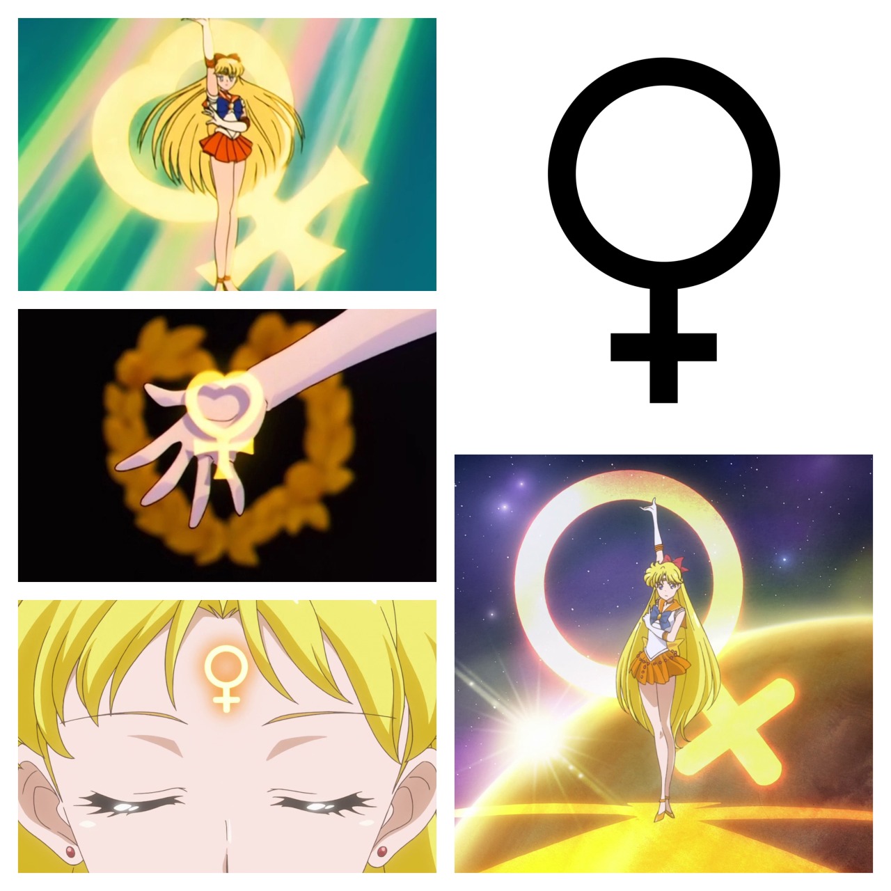 Os símbolos de Sailor Moon