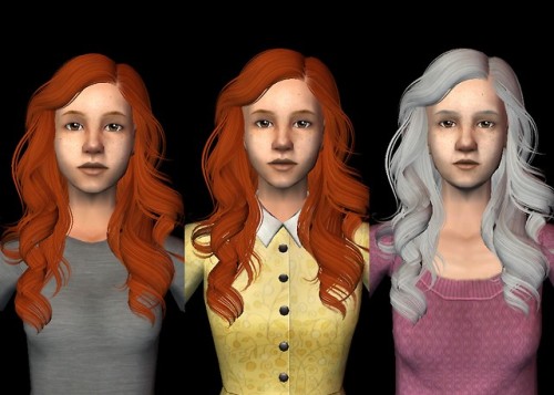 Lilith-sims’ Hannah Whispers as a non default face template Another one! Sorry, no in-game pre