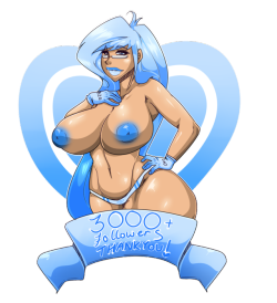 oki-doki-oppai:  Tumble and myself just wanted to thank you all so much for the 3000+ Followers! Heres to 3000 more!!!! The more love we can get the more tumble answers i can draw! :’D &lt;3 Thanks everyone so much, much love! 