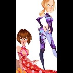 Ladies Number 80!! Anna And Nina Williams From Tekken 