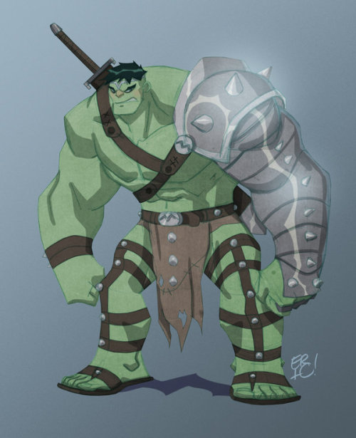 mutantcaveman:  Hulks by Eric Guzman