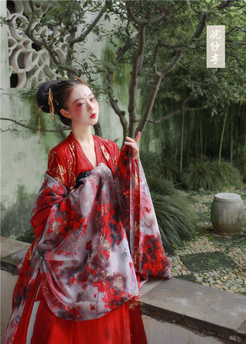 changan-moon:Traditional Chinese hanfu by 浣纱亭汉服