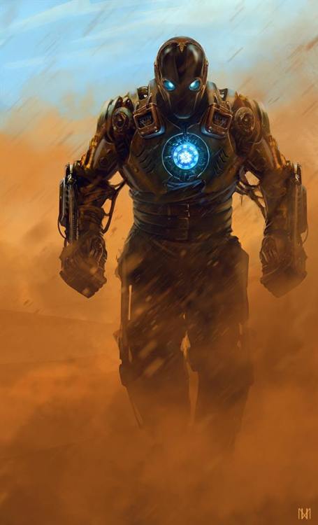 geekthegeek:  Steampunk Iron - Man by norbface