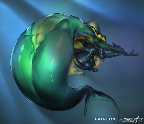 maaayhemart: Tidecaller Prison Patreon monthly character voted drawing, Thanks to Patrons.   ◆  Patreon ◆ Picarto ◆ Piczel ◆ Pixiv   