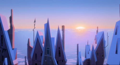 the-muse-of-animation:The Magic of Animation ~ Sun lighting in the scenery of Klaus