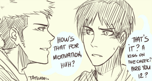 tatsudai:  never doubt jean when it comes to comebacks… probably? (full view pls :D)