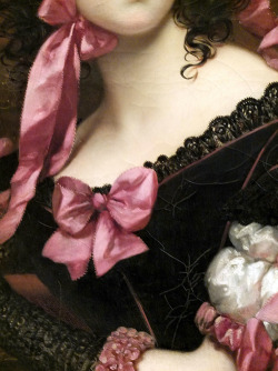 c0ssette:-Detail- La Vénitienne (Au bal masqué) By Joseph-Désiré Court (1837)