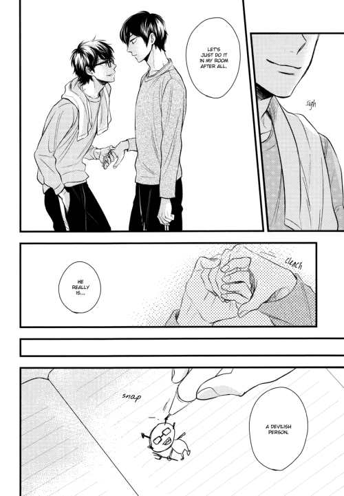 bakadumbaho: === DOUJIN SCANLATION ===Title: Devil Beside You!Circle/Artist: 47Kcal/ShoutaParody: Da