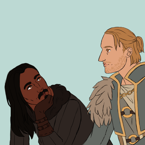 Get Yourself A Man Who Will Stare At You Like This While You Talk About Mage Rights.