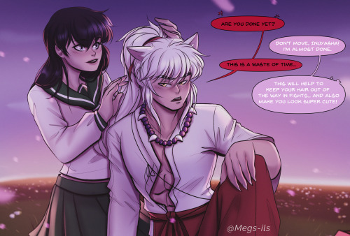 megs-ils:it has finally happened! My first official fanart of Inuyasha! and surely not the last <