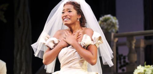 micdotcom:  Photos of Keke Palmer’s debut as Cinderella will bring tears to your eyes  Keke Palmer took the stage Tuesday night as the title character in Broadway’s Cinderella, marking the first time an African-American actress has played the role