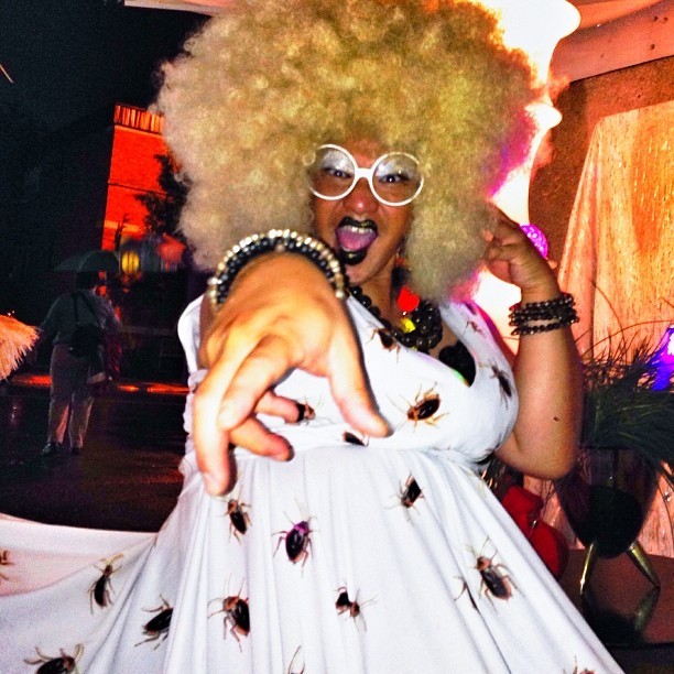 China Doll reigns over her night market at @theshangrest … Disco balls, DJs, pickles, Beyond the Pale and more!