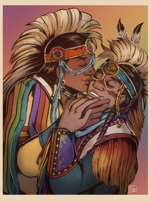 bootlegdemon:MLM indigenous love for pride month. 