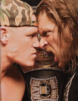 fishbulbsuplex:  John Cena vs. Triple H 