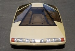 Alienpapacy:  Vintagegeekculture: The Citroen Pyramid, A Concept Car Displayed At