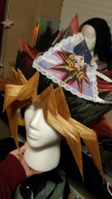 prismaticgems:  Hurr durr. “I’m an adult,” I say as I drape my Yami Yugi G-String over my Yugi wig and snap a picture of it. “I’m an adult.”  Happy Fabioh Friday, everyone. 