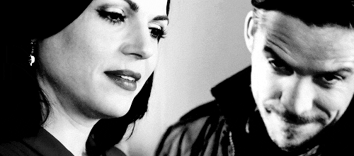 colinodonorgasm:  #the evil queen and robin hood being caught like two teenagers