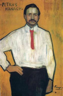 Portrait Of Petrus Manach 1901Pablo Picasso