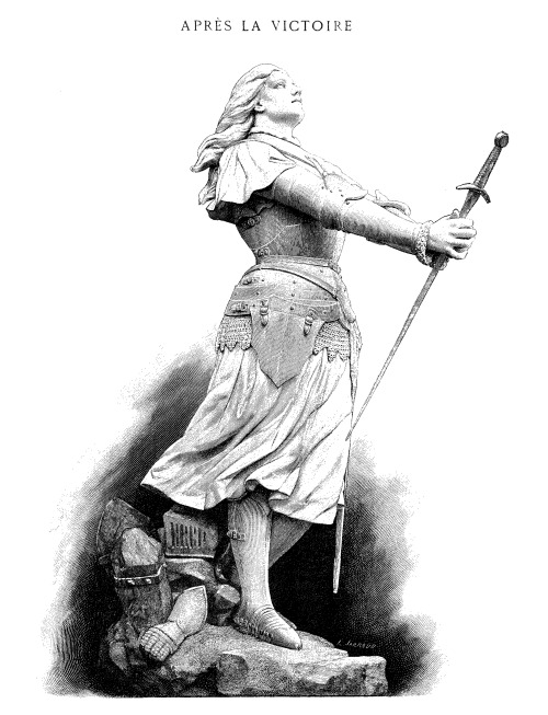 Henri Allouard (1844-1929), ‘Après La Victoire’ (Joan of Arc) (After Victory), “Le