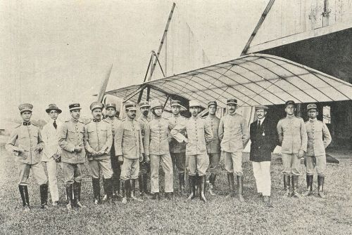 Officers of the Brazilian Army Aviation Corps, Contestado War, 1915.